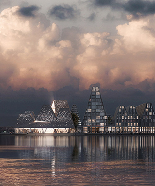kengo kuma's waterfront cultural center highlights the significance of water in copenhagen