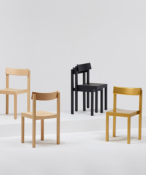 konstantin grcic epitomizes archetypal chair in primo collection for mattiazzi