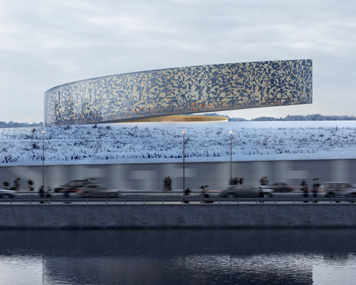 lahdelma & mahlamäki proposes spiraling siege of leningrad museum for saint petersburg