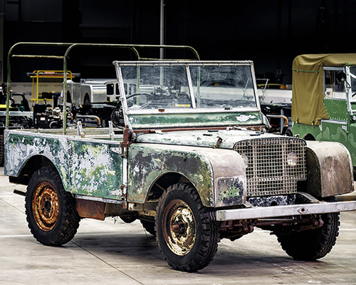 jaguar land rover finds and restores original 4x4 that was missing for over 60 years