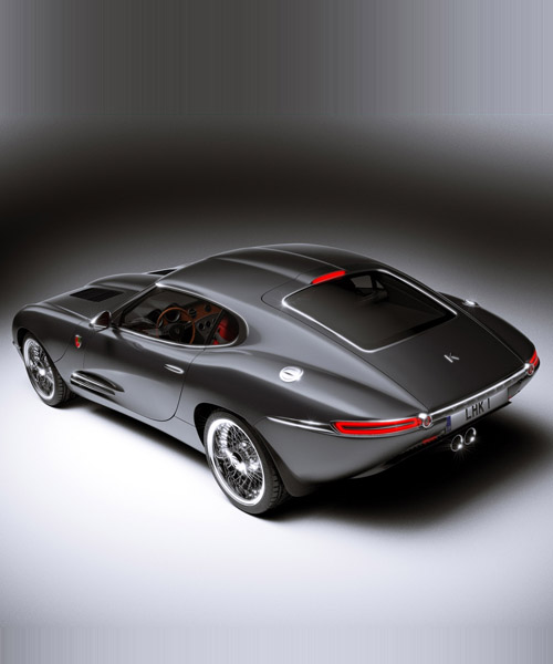 lyonheart K coupé luxury sports car influenced by the jaguar E-type