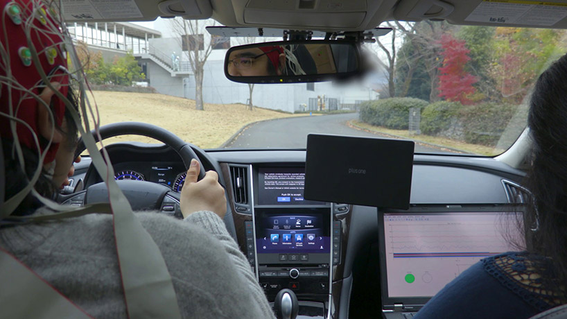 nissan brain to vehicle technology designboom