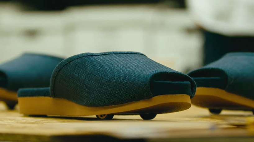 nissan self-driving slippers surprise hotel guests by parking themselves