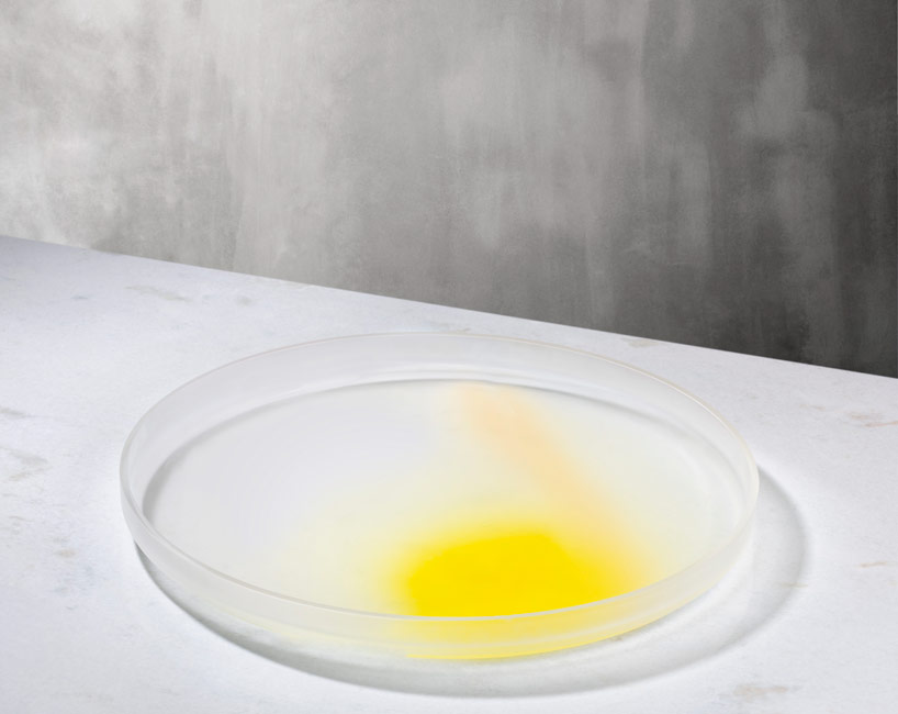 formafantasma intersperses vivid color pigments for nude glass collection