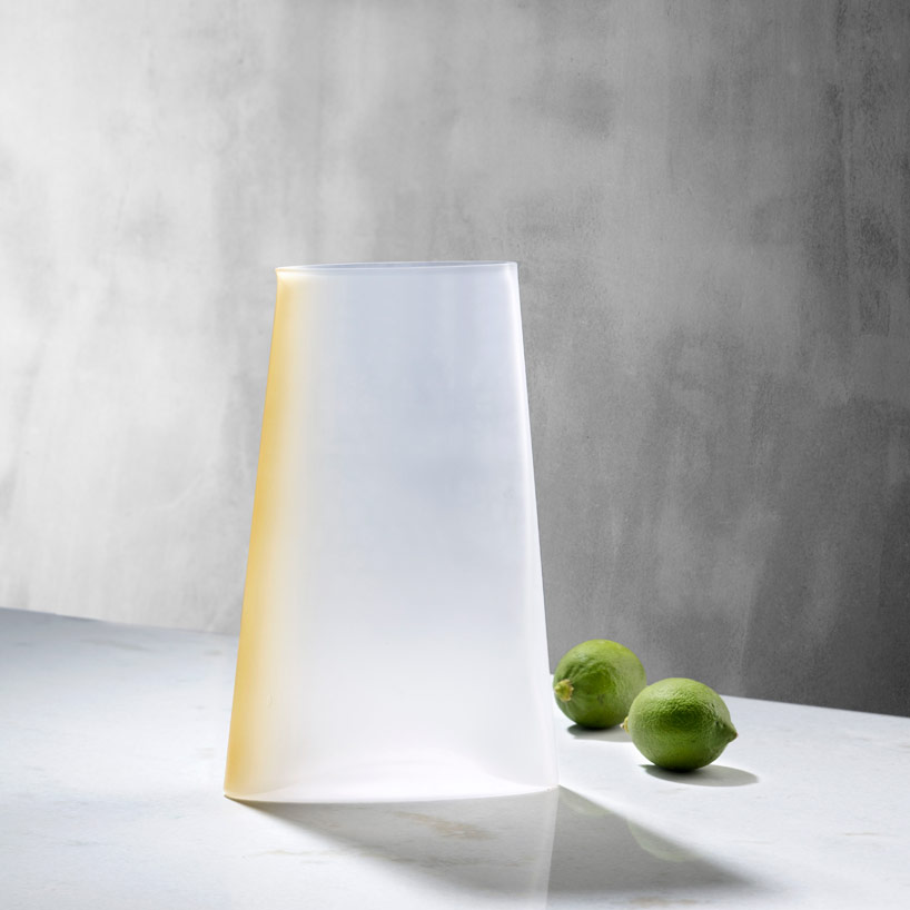 formafantasma intersperses vivid color pigments for nude glass collection