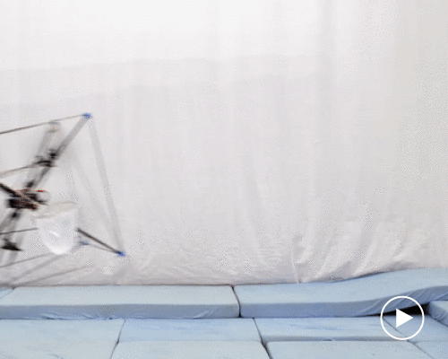 drone go fetch! the omnicopter catches a ball with impressive agility