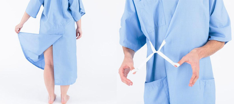 parsons care and wear new hospital gown