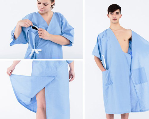 parsons designs the future of hospital gowns in collaboration with care + wear