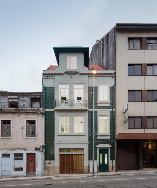 pedro ferreira refurbishes art deco house into tourist-use unit in porto