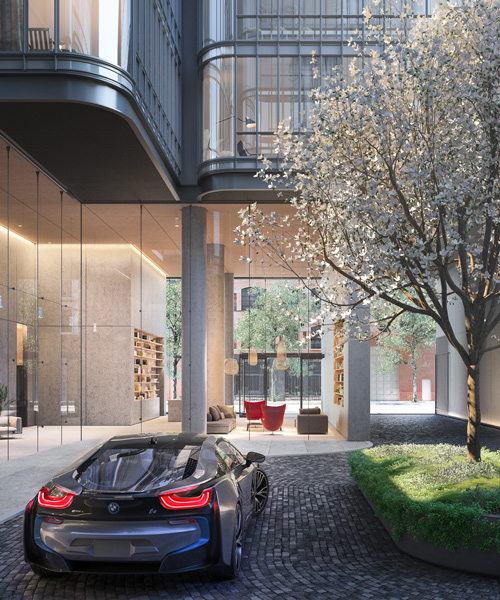 residents of renzo piano's new york tower will have access to BMW car sharing
