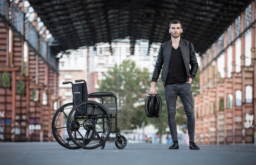revolve reinvents the wheel to create folding airless bicycle tires