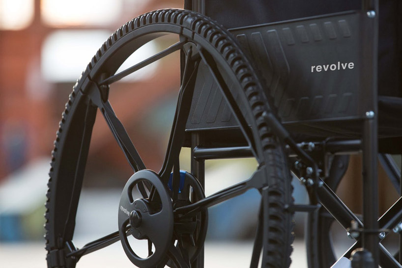 revolve reinvents the wheel to create folding airless bicycle tires