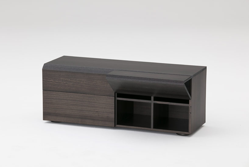 stefan diez crafts colorful kimono cabinets from tropical wood for MEETEE