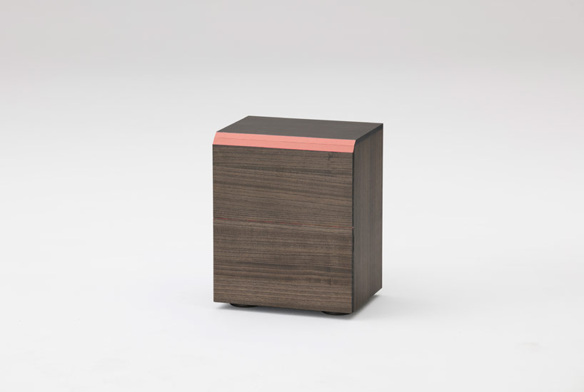 stefan diez crafts colorful kimono cabinets from tropical wood for MEETEE