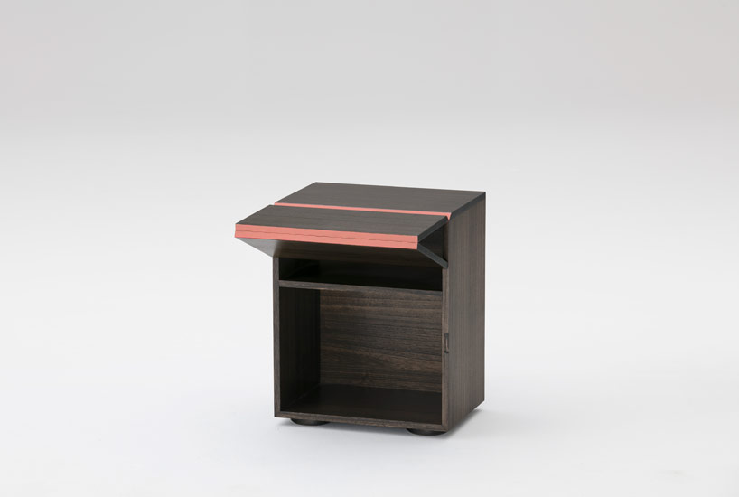 stefan diez crafts colorful kimono cabinets from tropical wood for MEETEE