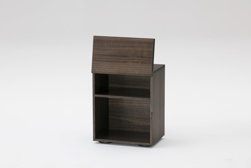 stefan diez crafts colorful kimono cabinets from tropical wood for MEETEE