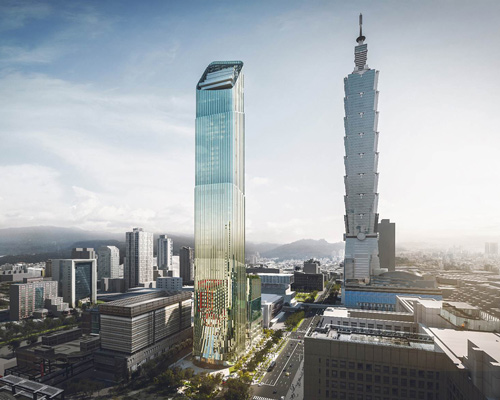 ACPV ARCHITECTS antonio citterio patricia viel to build bamboo-shaped skyscraper in taipei