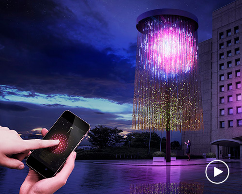 teamlab immerses japanese city in digital installations including 3D firework light sculpture