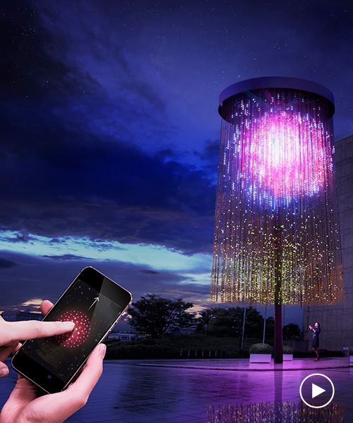 teamlab immerses japanese city in digital installations including 3D firework light sculpture