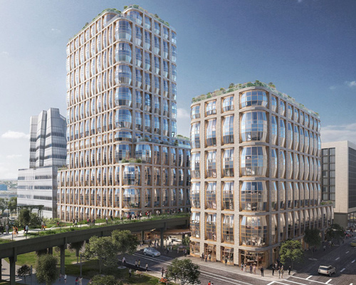 new york residential building by heatherwick studio will connect beneath the high line