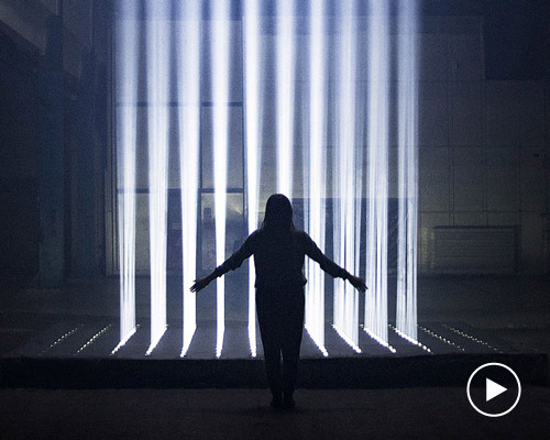 the danish yoke agency creates a physical object of 196 light beams