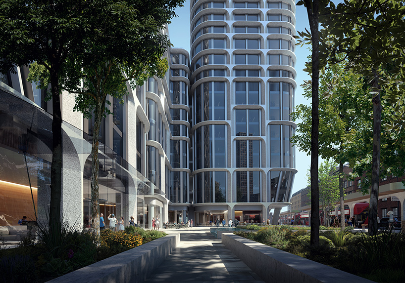 zaha hadid architects plans vauxhall cross island development in london