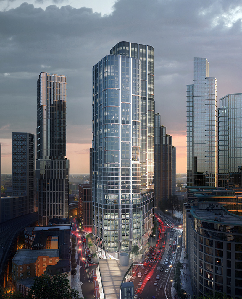 zaha hadid architects plans vauxhall cross island development in london