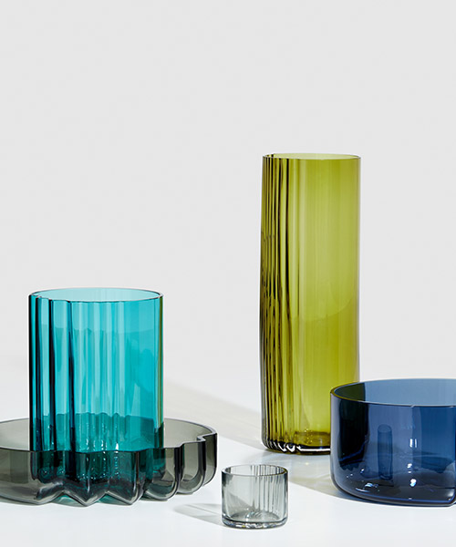 zaha hadid design presents pulse glassware collection at maison et objet
