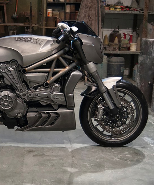 valtoron's la impetuosa 1262 custom ducati diavel is a full metal motorcycle