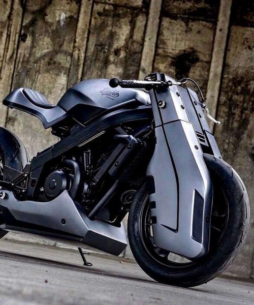 the honda BROS400 custom motorcycle by K-speed