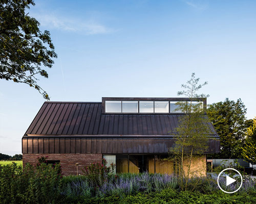 EVA designs a copper roofed contemporary house in a dutch ribbon development