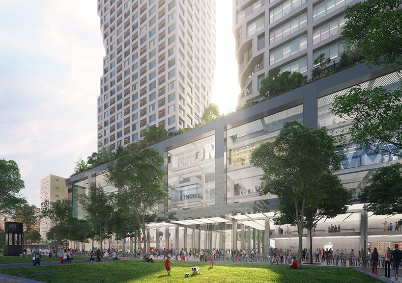 MVRDV to construct 'weenapoint' mixed-use tower complex in rotterdam