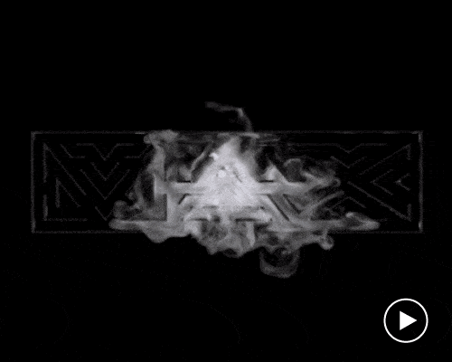 MAX conference identity is based on physical materials run through 3D-printed logo