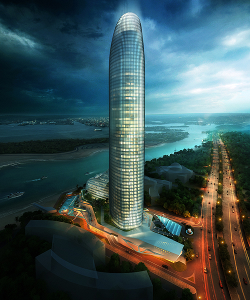 AS+R designs a 55-story high luxury hotel on the shores of the arabian gulf