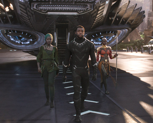 black panther costumes exemplify film's celebration of afrofuturism