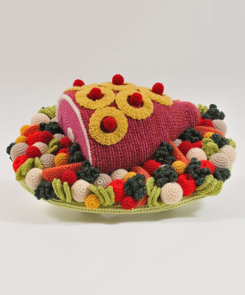 crocheted food art never looked so delicious