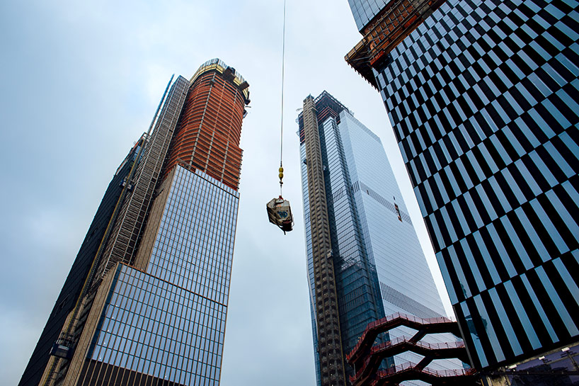 new york tower by DS+R and rockwell group tops out as hudson yards sets opening date