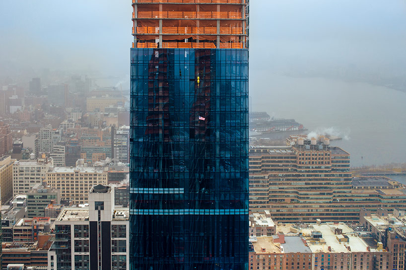 new york tower by DS+R and rockwell group tops out as hudson yards sets opening date