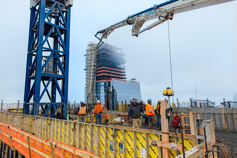 new york tower by DS+R and rockwell group tops out as hudson yards sets opening date
