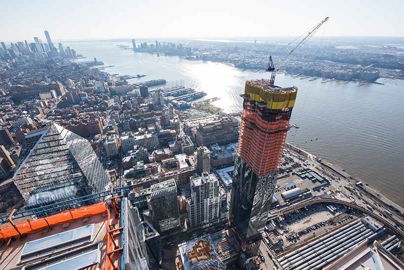 new york tower by DS+R and rockwell group tops out as hudson yards sets opening date