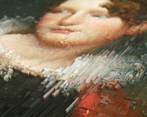 greek artist breathes new life into classic paintings with his RGB-subdivision algorithm