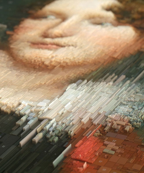 greek artist breathes new life into classic paintings with his RGB-subdivision algorithm