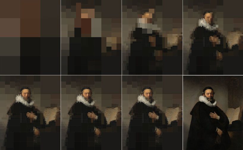 greek artist breathes new life into classic paintings with his RGB-subdivision algorithm