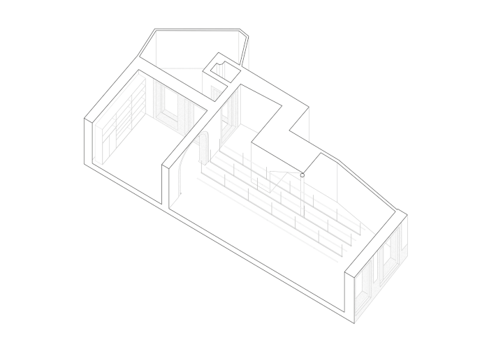 a minimalist streetwear outlet that plays tricks with perspective