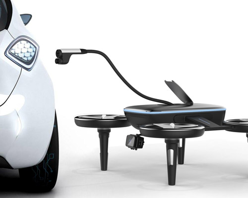volt car-charging drone re-juices your vehicle wherever you are