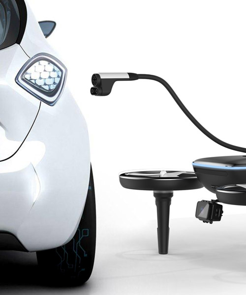 volt car-charging drone re-juices your vehicle wherever you are