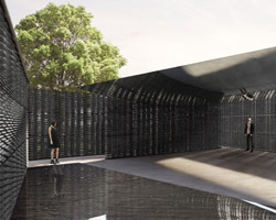 frida escobedo designs courtyard of light play for 2018 serpentine pavilion