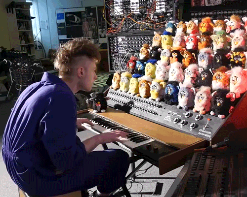 this playable furby organ isn't creepy (it's just misunderstood)