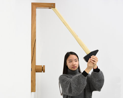 georg kloeck's nutcracker breaks nuts with a sledgehammer