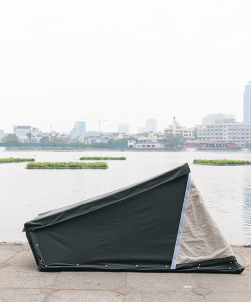 handhome proposes 'made', a shelter for homeless people in vietnam